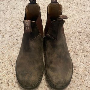 Blundstone Chelsea Boots #585 Rustic Brown Size 9 US